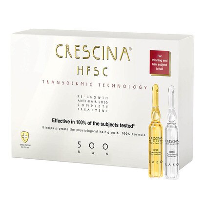 70 ML LABO SUISSE Crescina Transdermic Complete Treatment 500 haj újranövekedést serkentő és hajhullás elleni kezelés férfiaknak  1 of 3 