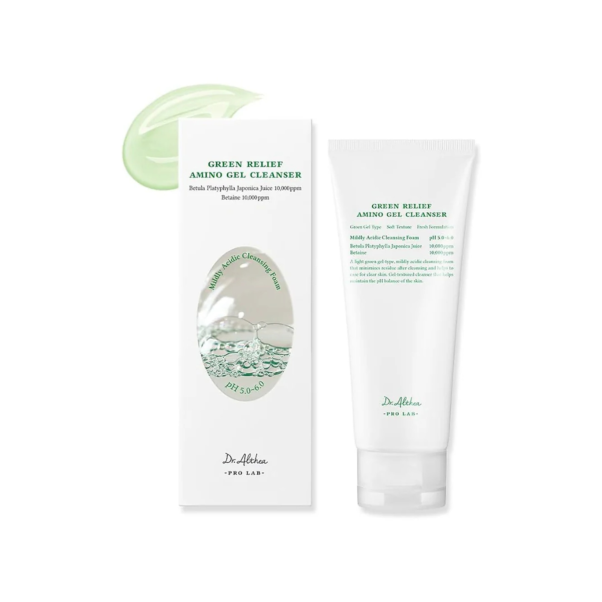 100 ML DR. ALTHEA SKIN-CARE Tisztító gél Green Relief Amino 1 of 3