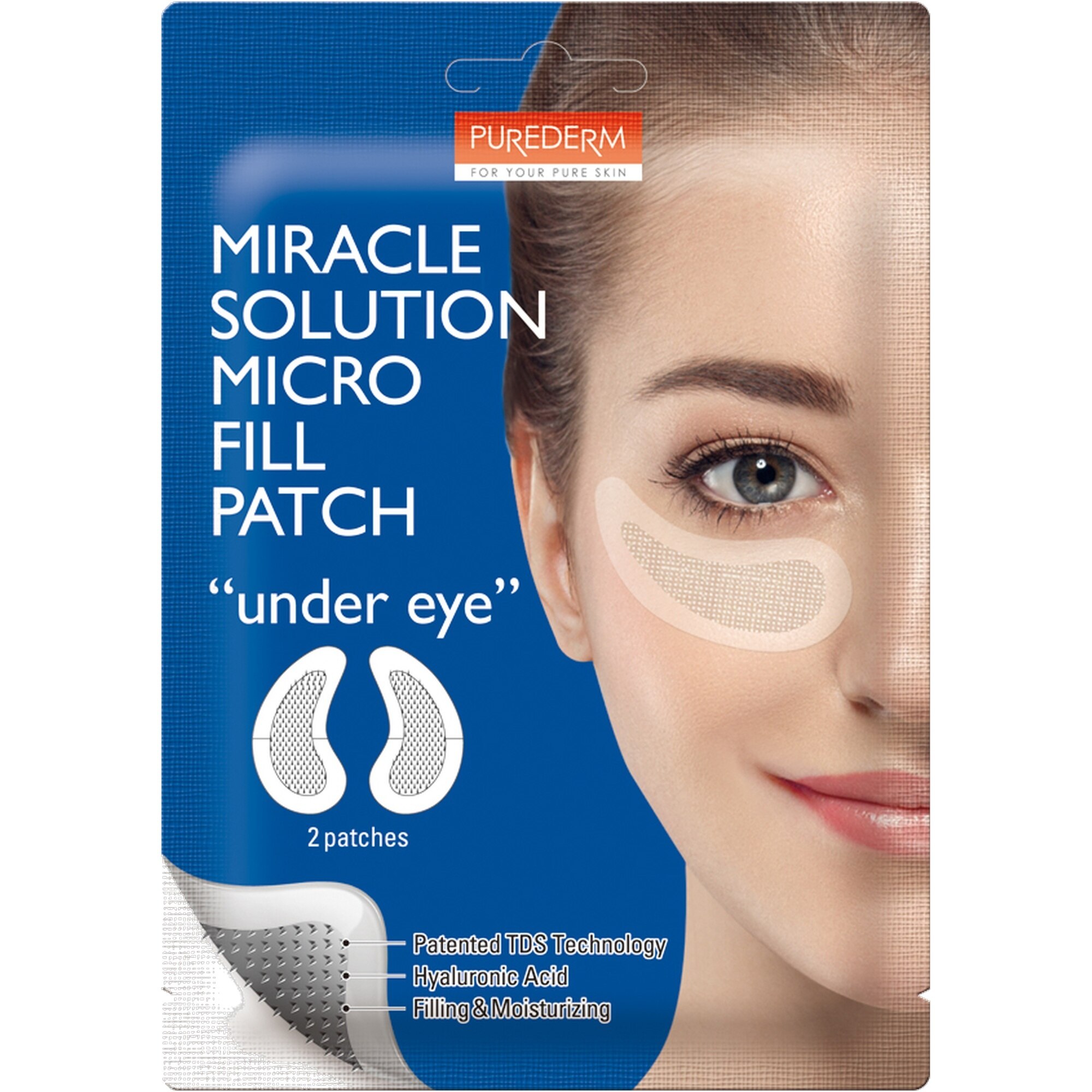 2 DARAB PUREDERM Patch Miracle Solution Micro Fill patch Under Eye 1 of 2 Miracle Solution Micro Fill patch Under Eye