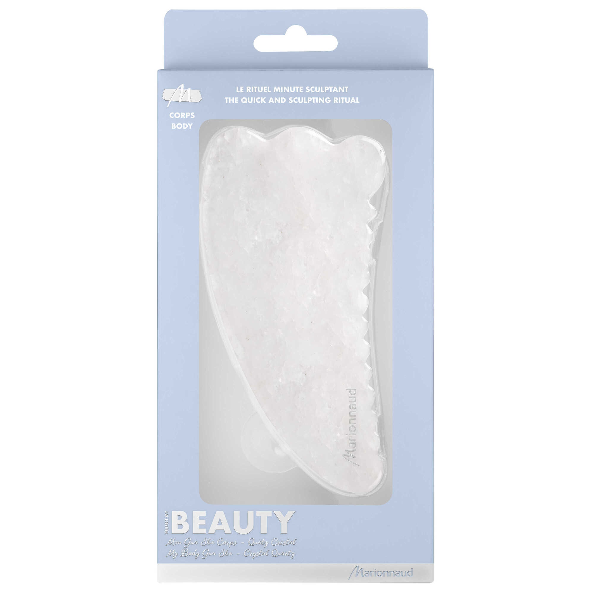 My Body Gua Sha Crystal Quartz Testmasszírozó
