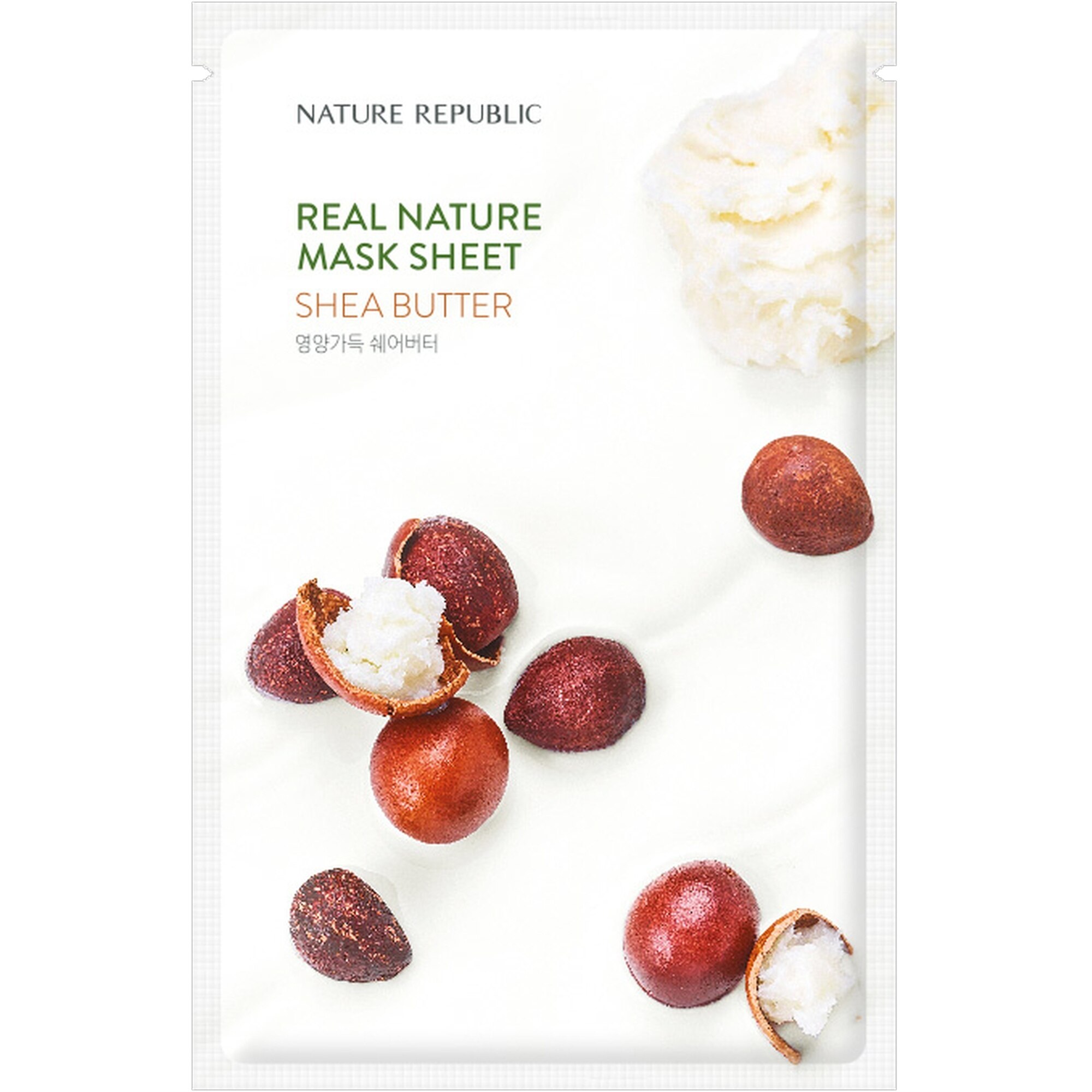 30 G NATURE REPUBLIC Mask Fátyolmaszk-Shea Butter 1 of 1 Fátyolmaszk-Shea Butter
