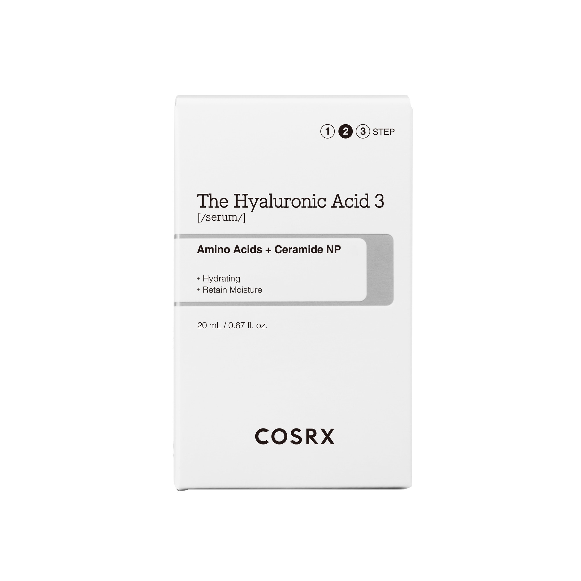 20 ML COSRX SKIN-CARE COSRX The Hyaluronic Acid 3 Serum 2 of 3 COSRX The Hyaluronic Acid 3 Serum