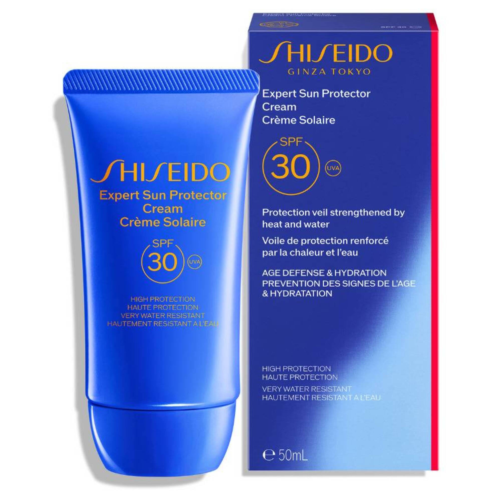 50 ML SHISEIDO Expert Sun EXPERT SUN PROTECTOR SPF30 Napvédő krém 1 of 2