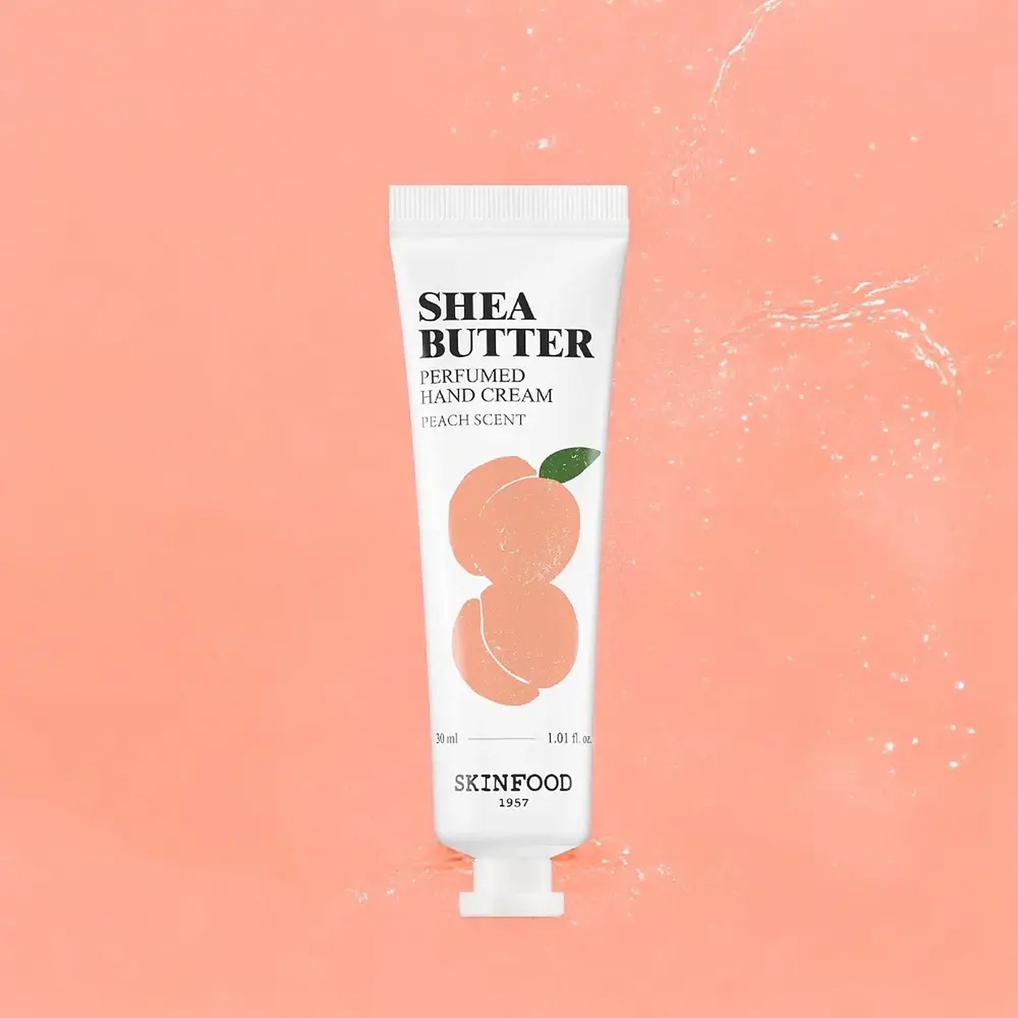 30 ML SKINFOOD Shea Butter Kézkrém Perfumed Peach Scent 2 of 2 Kézkrém Perfumed Peach Scent