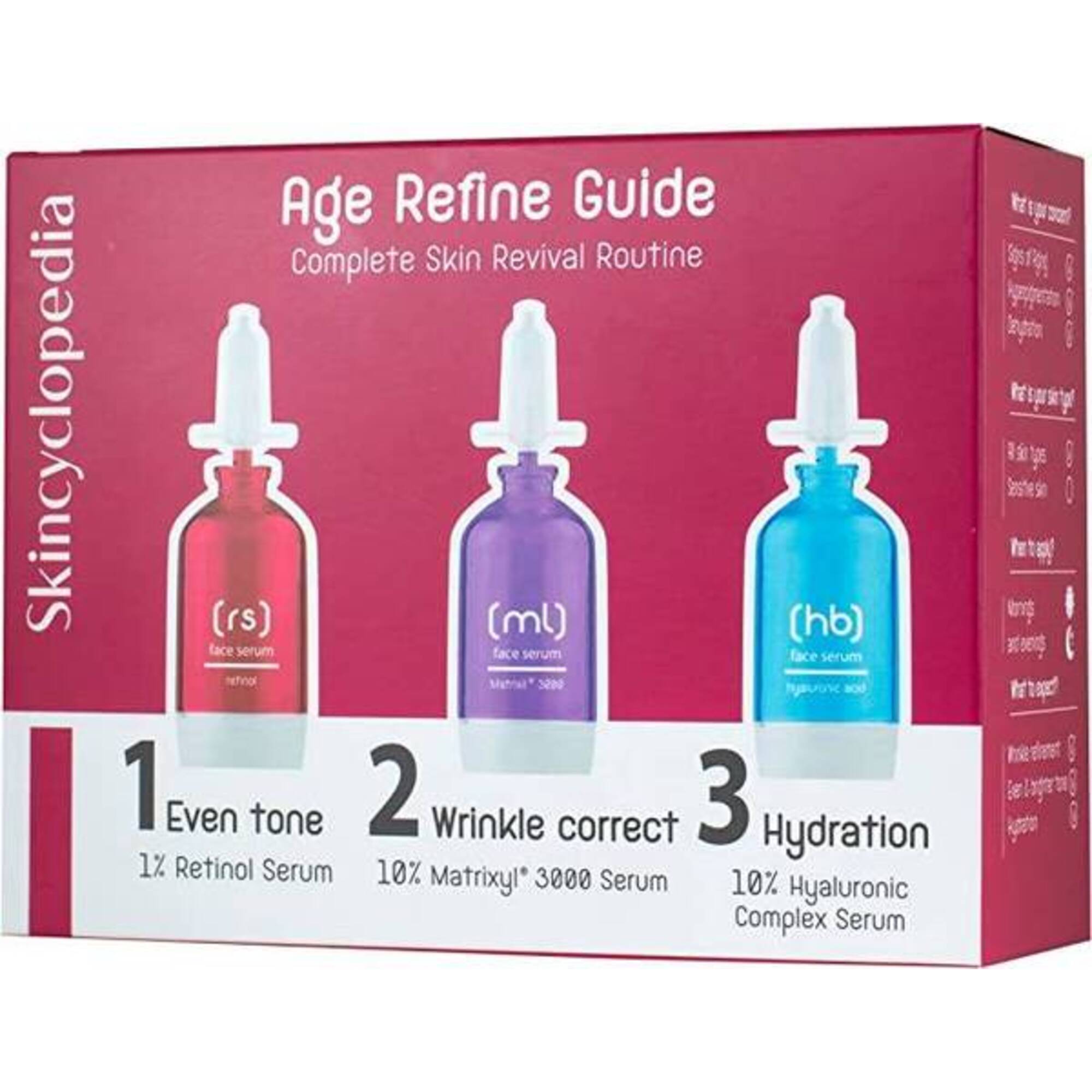 3X15 ML Skincyclopedia SKIN CARE Age Perfect Guide Bőrápolási szett 1 of 1