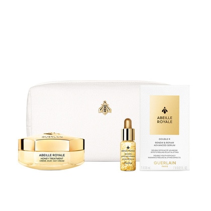  GUERLAIN ABEILLE ROYALE HONEY TREATMENT NAPPALI ARCÁPOLÁSI SZETT  1 of 3 