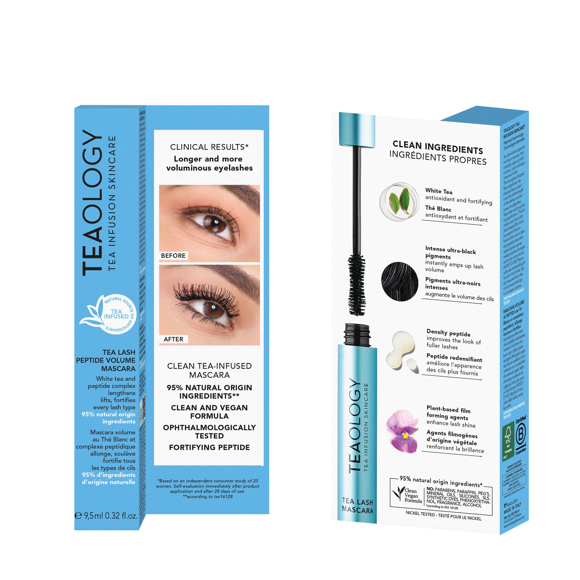 Tea Lash Peptide Volume Mascara Szempillaspirál