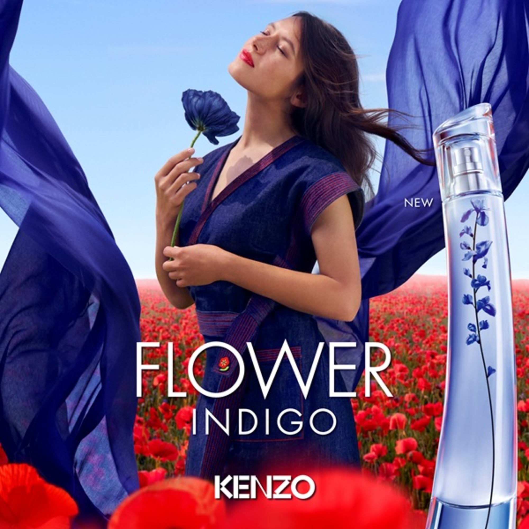 75 ML KENZO Flower by Kenzo Flower Ikebana Indigo Eau de Parfum  1 of 7 
