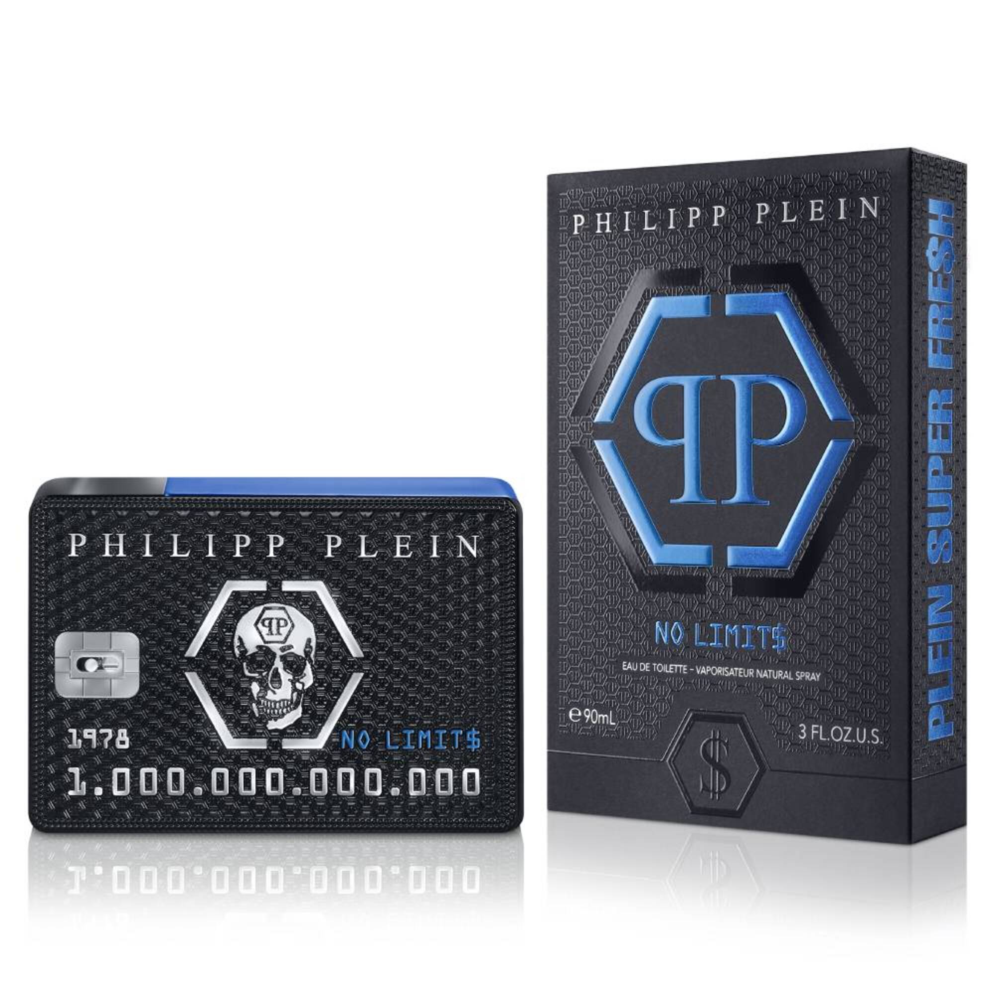 90 ML Philipp Plein NO LIMITS NO LIMITS SUPERFRESH Eau de Toilette  1 of 2 