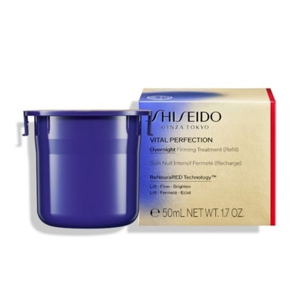 50 ML SHISEIDO Vital Perfection Overnight Firming Treatment Arckrém utántöltő  1 of 1 