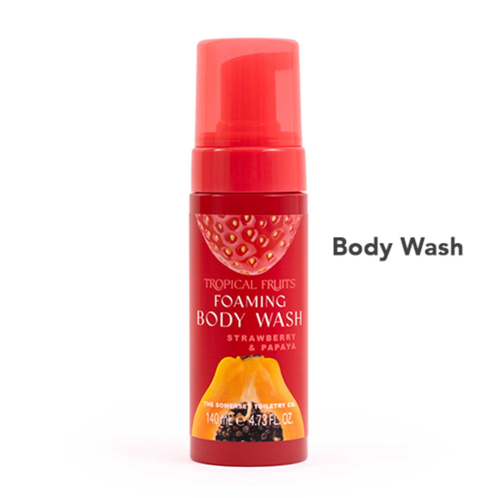 140 ML SOMERSET Tropical Fruits Strawberry Papaya Foaming Tusfürdő 1 of 1