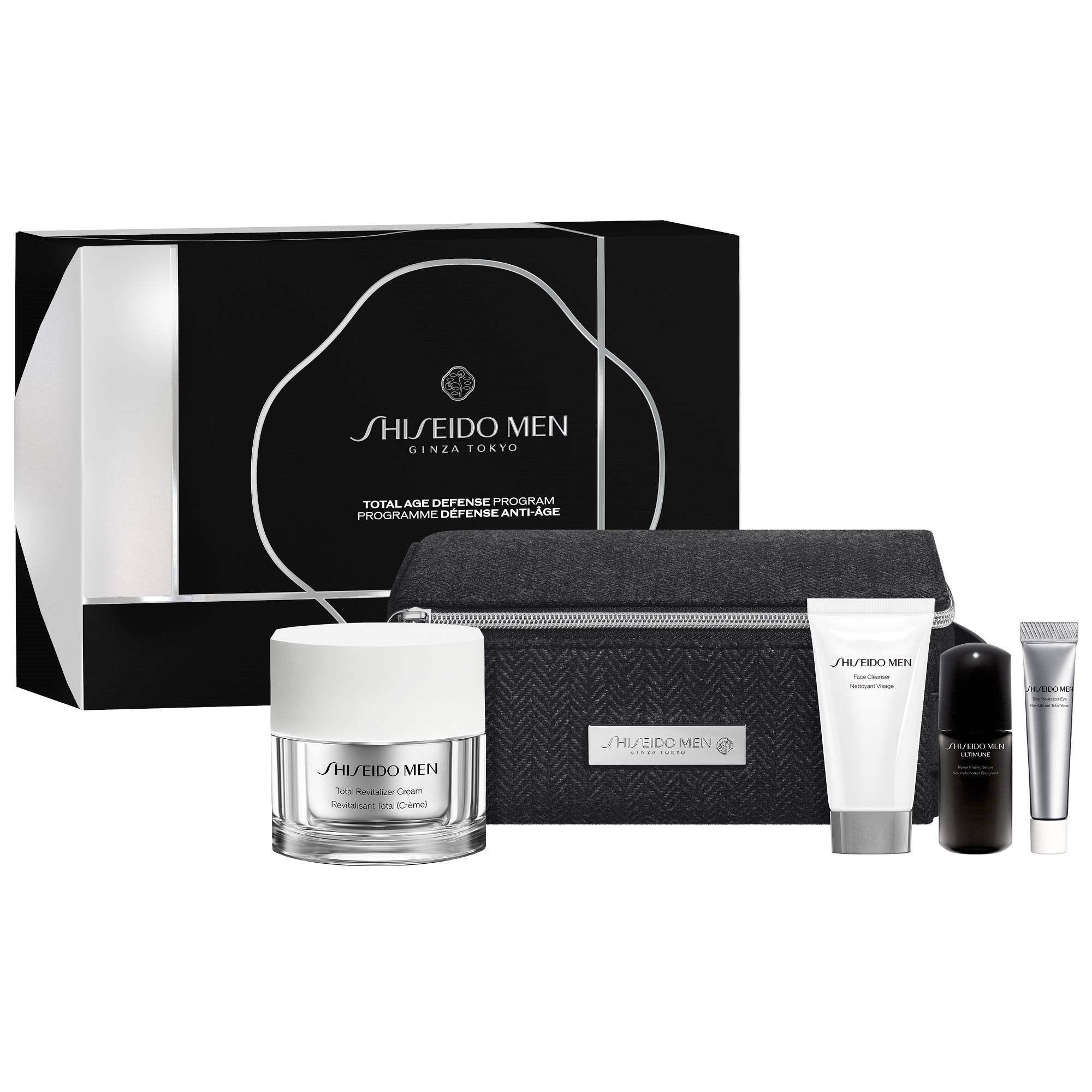50+30+10 ML SHISEIDO Shiseido Men Szett Men Total Revitalizer 1 of 3 Szett Men Total Revitalizer