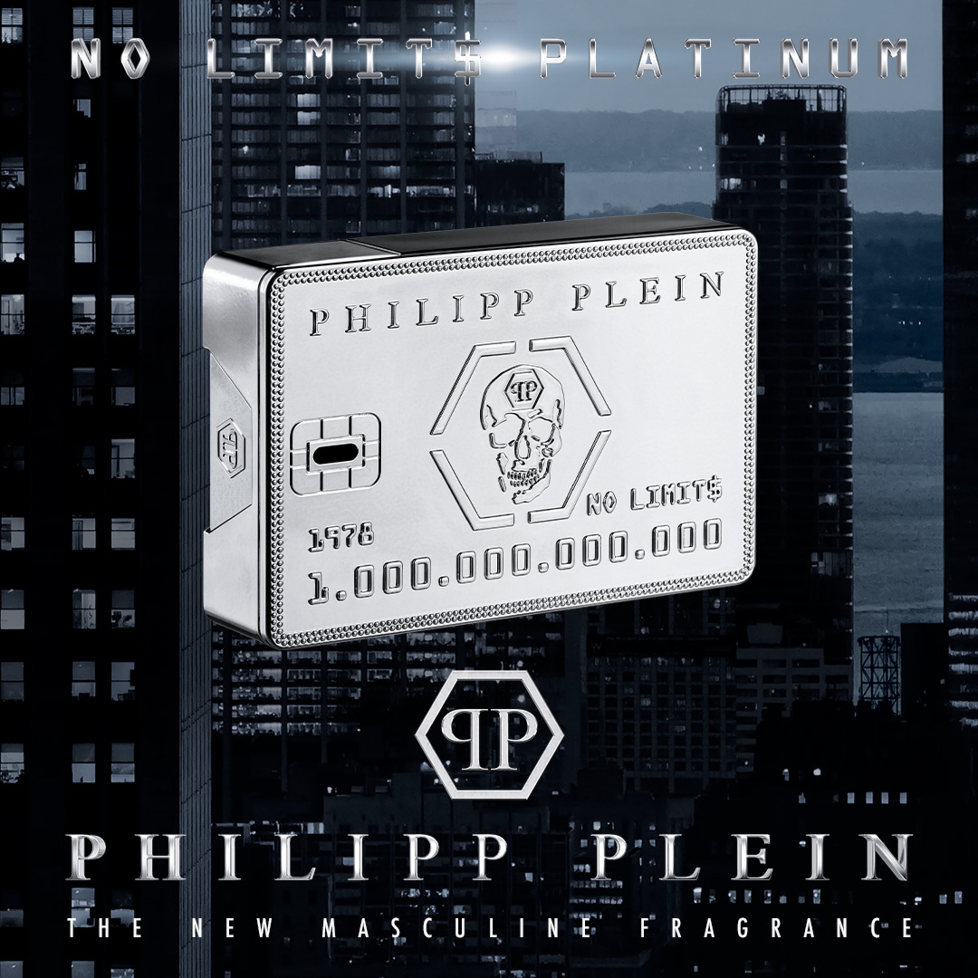 90 ML Philipp Plein NO LIMITS PLATINUM NO LIMITS PLATINUM Eau de Parfum 1 of 4