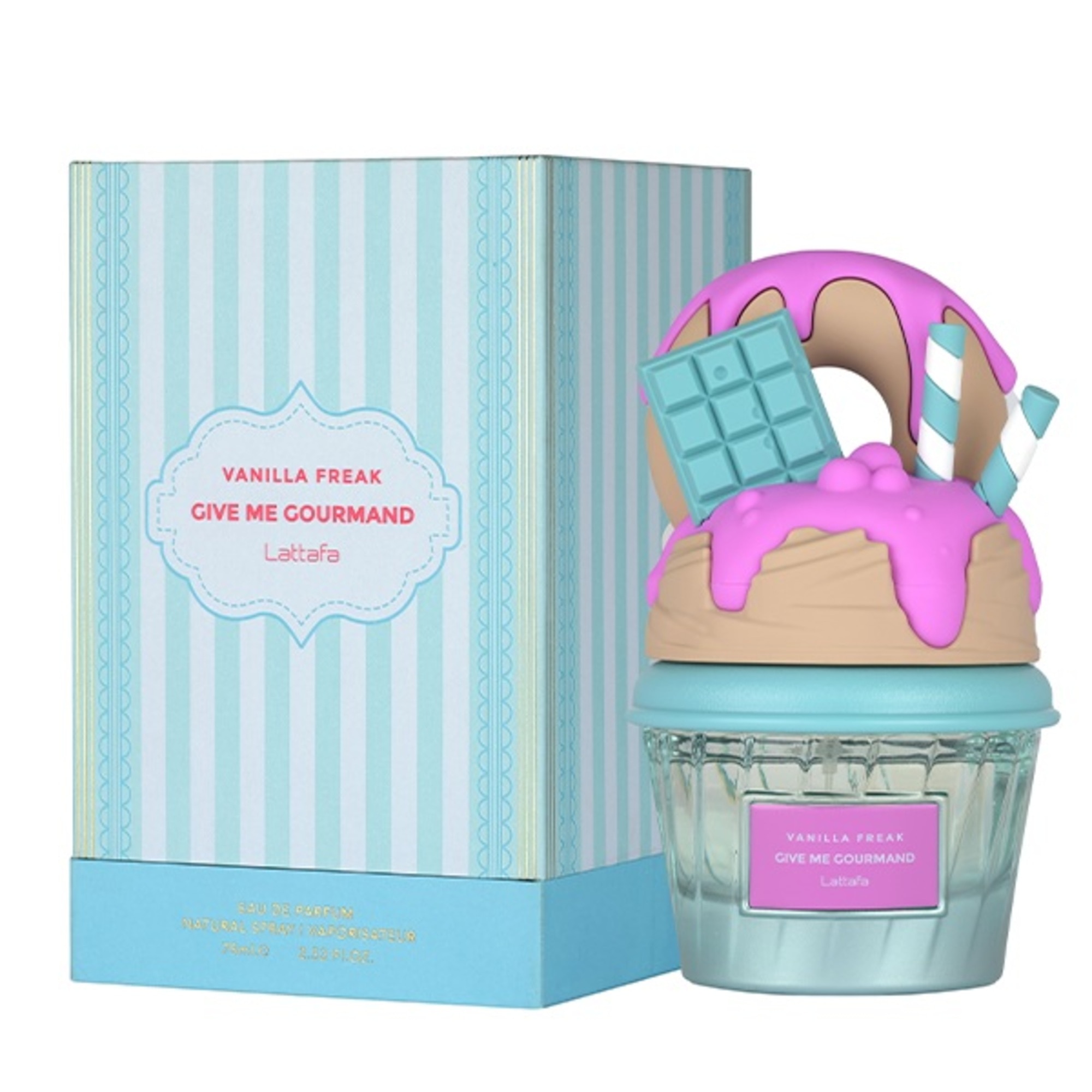 75 ML Lattafa Give Me Gourmand Vanilla Freak Eau de Parfum  1 of 2 