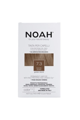 140 ML Noah RICE PROTEINS AND LINSEED OIL Permanent hair colour Aranyszőke 7.3 Hajfesték  1 of 1 