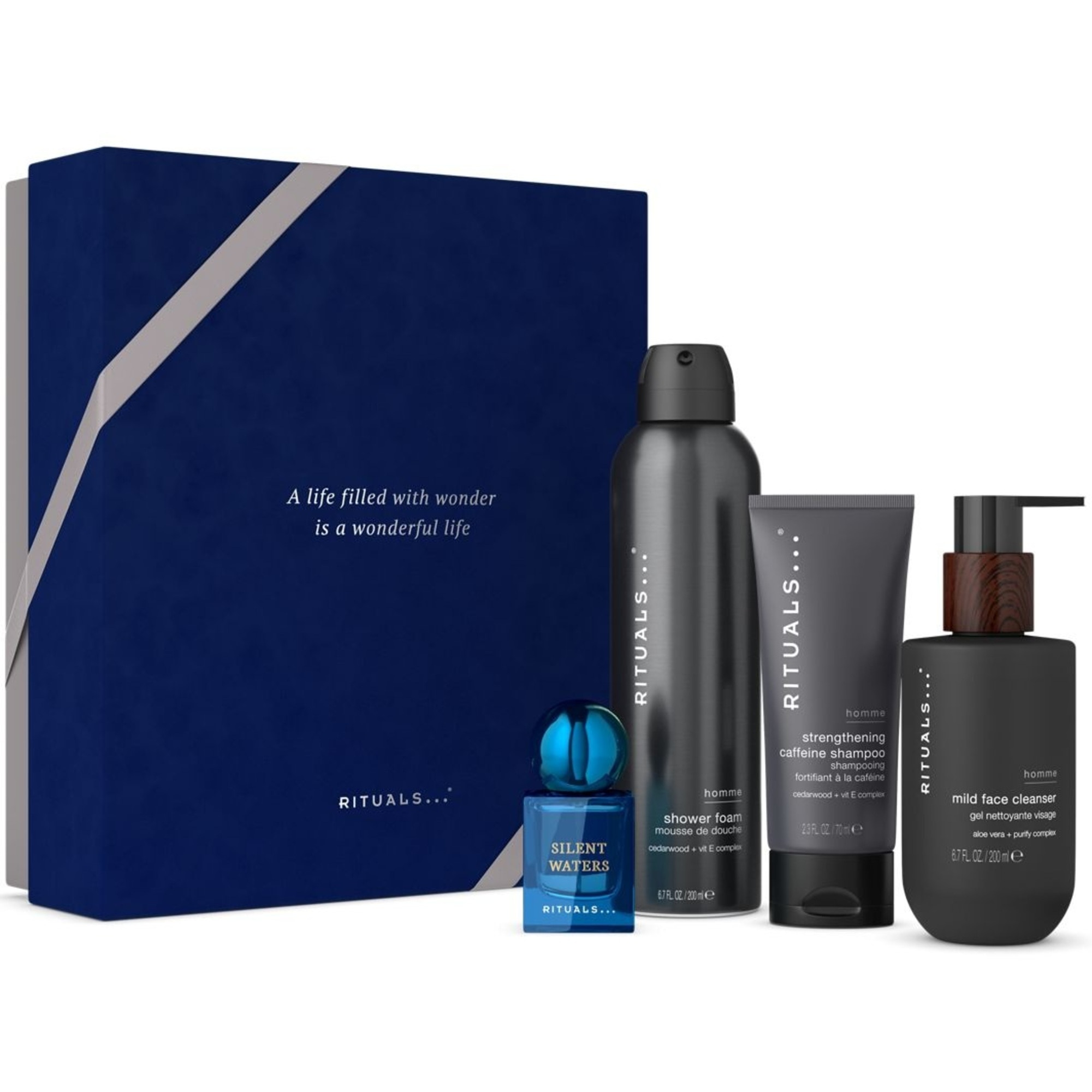 2X200+70 ML Rituals Rituals Homme Ápoló szett Rituals Homme Medium 1 of 7 Ápoló szett Rituals Homme Medium