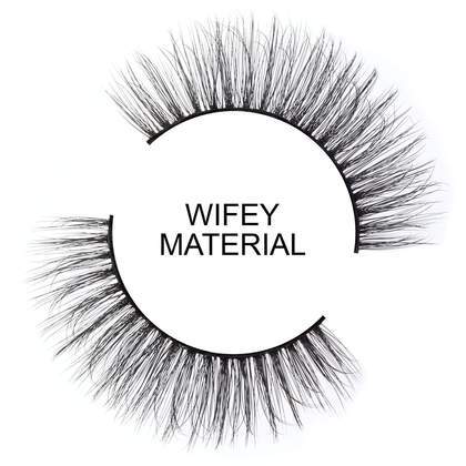  undefined FAUX MINK STRIP EYELASH WIFEY MATERIAL Műszempilla  1 of 3 