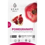 20 G STAY WELL SKIN-CARE Fátyolmaszk Vegan-Pomegranate 1 of 2 Fátyolmaszk Vegan-Pomegranate