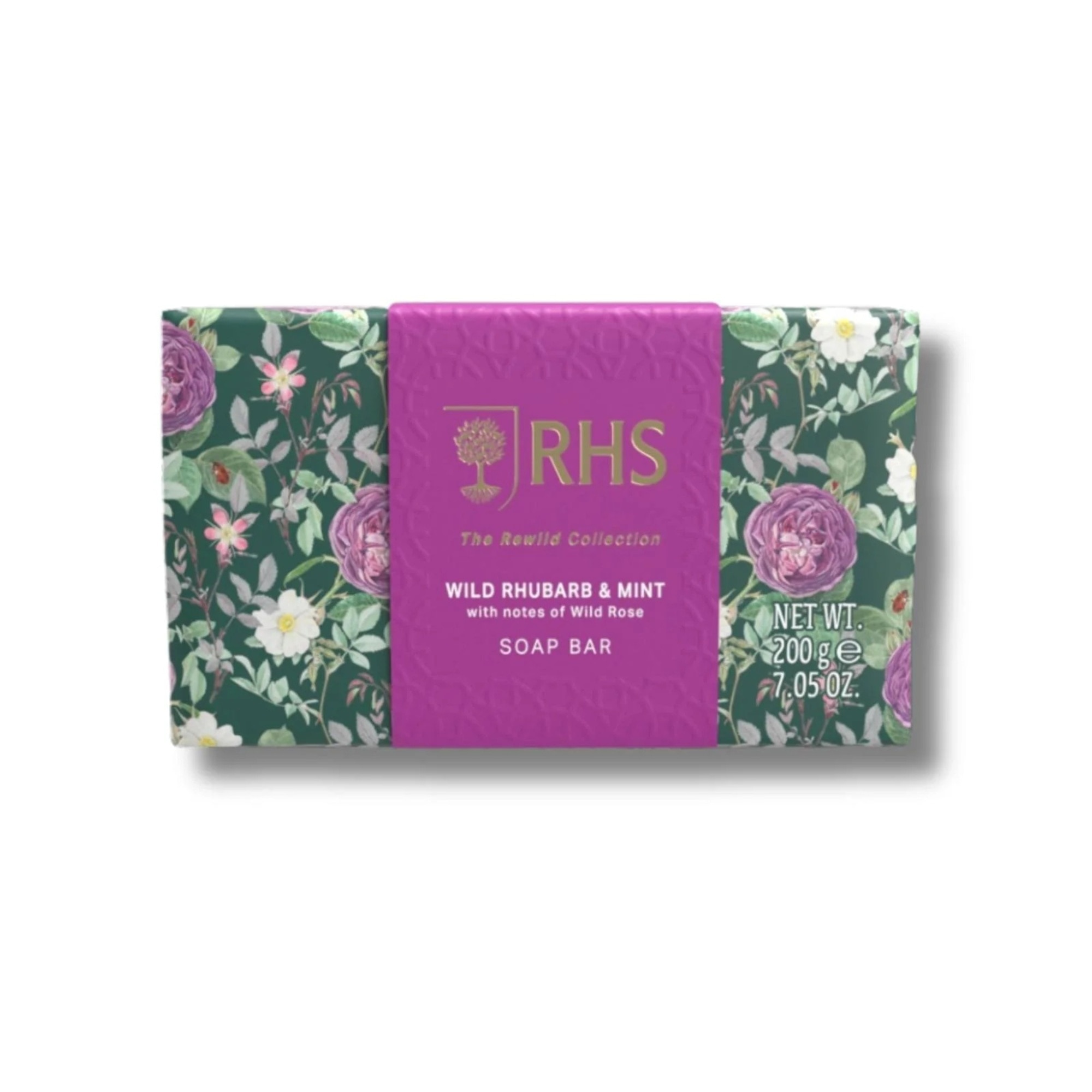 200 G SOMERSET RHS Szappan The Rewild Collection Wild Rhubarb Mint 1 of 3 Szappan The Rewild Collection Wild Rhubarb Mint