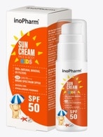 100 GR InoPharm Suncare Sun Protection Sun Protection  SPF 50 Fényvédő krém gyerekeknek  1 of 2 