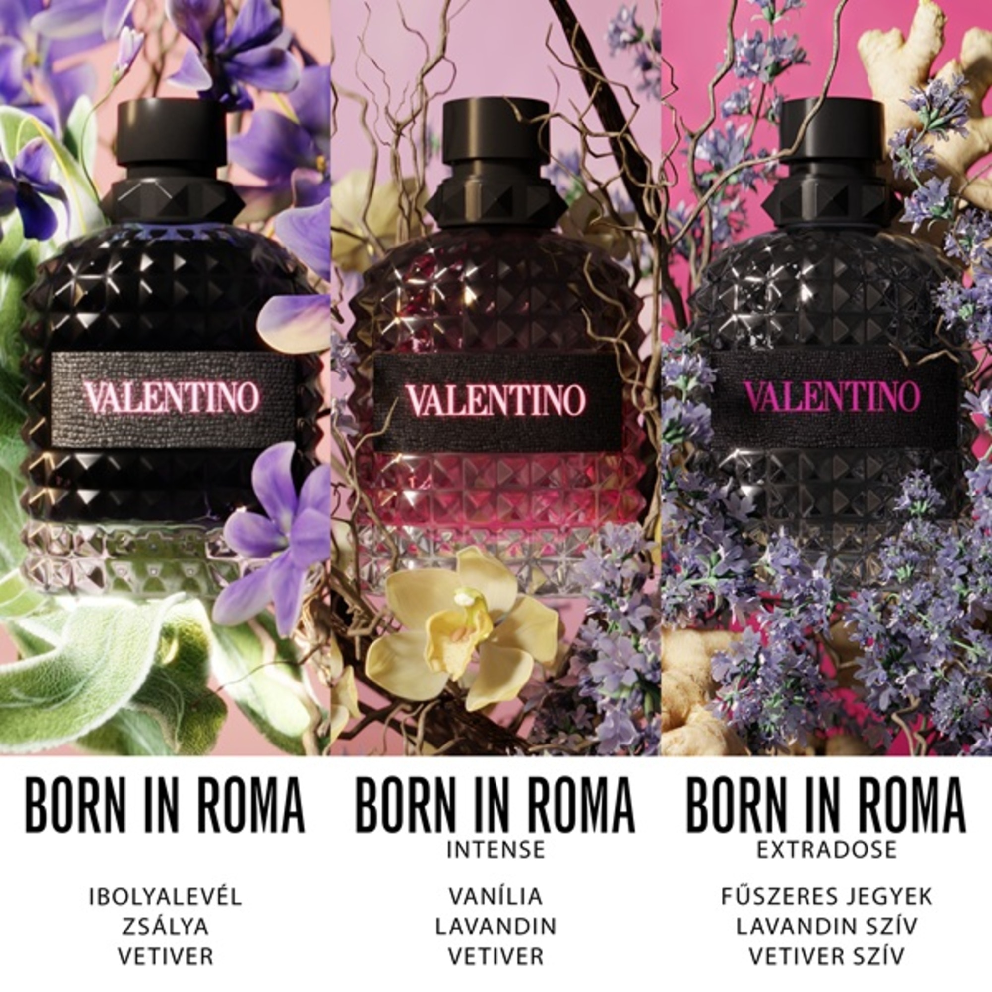 BORN IN ROMA UOMO INTENSE Eau de Parfum