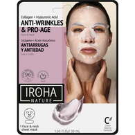  IROHA NATURE Anti-Wrinkles & Pro-Age Anti-Wrinkles & Pro-Age Tissue Arc- és nyakmaszk  1 of 2 