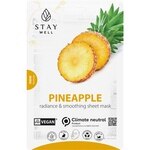 20 G STAY WELL SKIN-CARE Fátyolmaszk Vegan-Pineapple 1 of 2 Fátyolmaszk Vegan-Pineapple