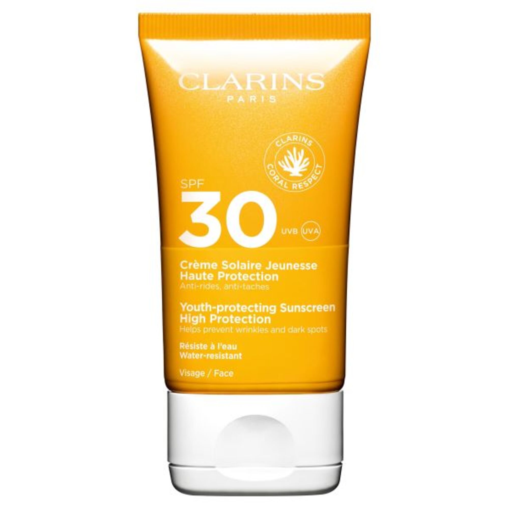 50 ML CLARINS SUNCARE Face Cream SPF 30 Napozókrém arcra  Face Cream SPF 30 Napozókrém arcra
