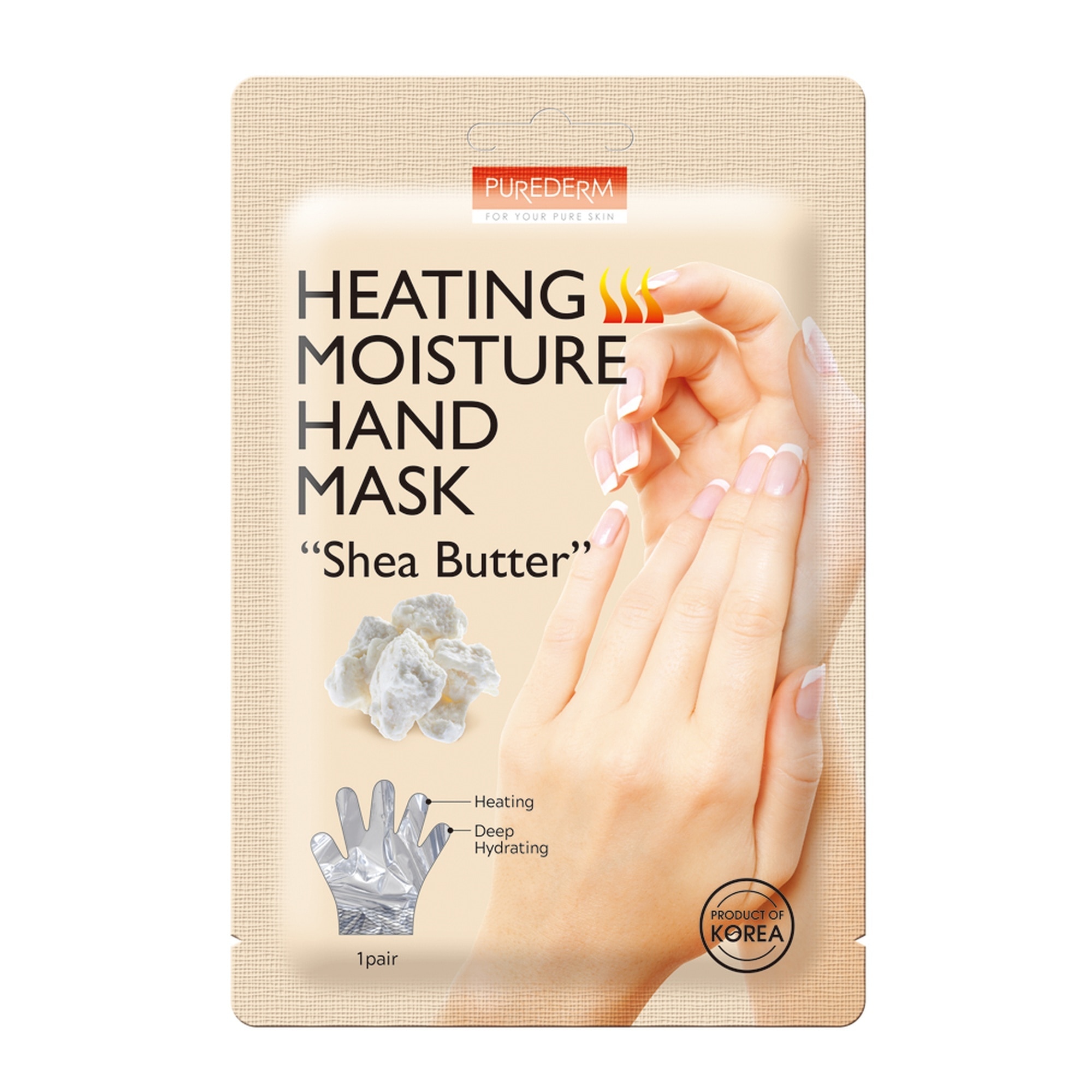 15 G PUREDERM MASK Lábmaszk-Heating Moisture 1 of 2