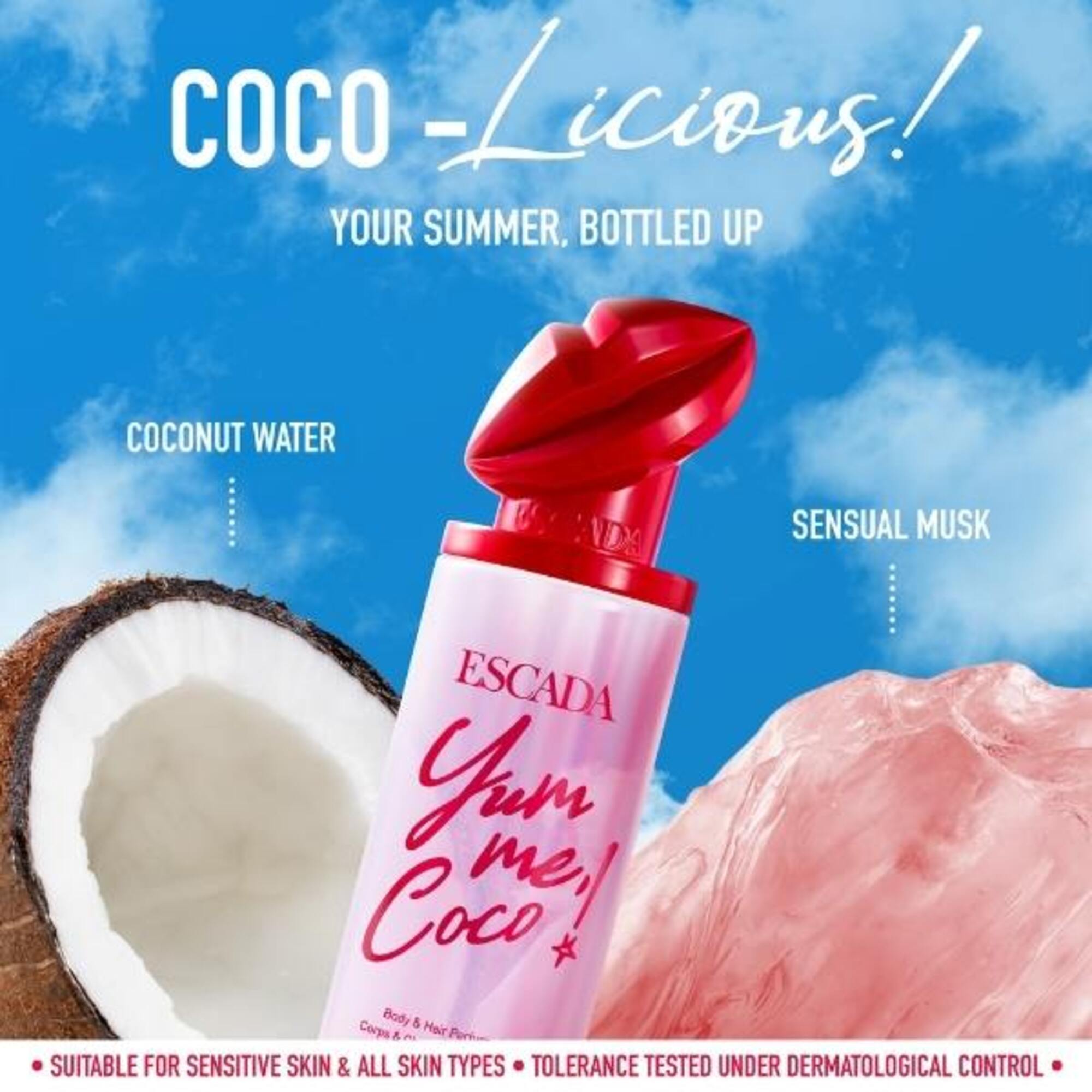 100 ML ESCADA Yum me Mist Yum me Coco Body Mist  2 of 6 Yum me Coco Body Mist