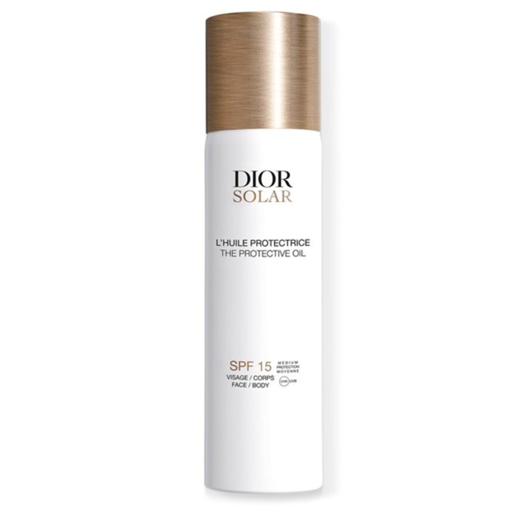 125 ML Dior Dior Solar Dior Solar The Protective Face and Body Oil SPF 15 Arc- és testápoló olaj 1 of 1