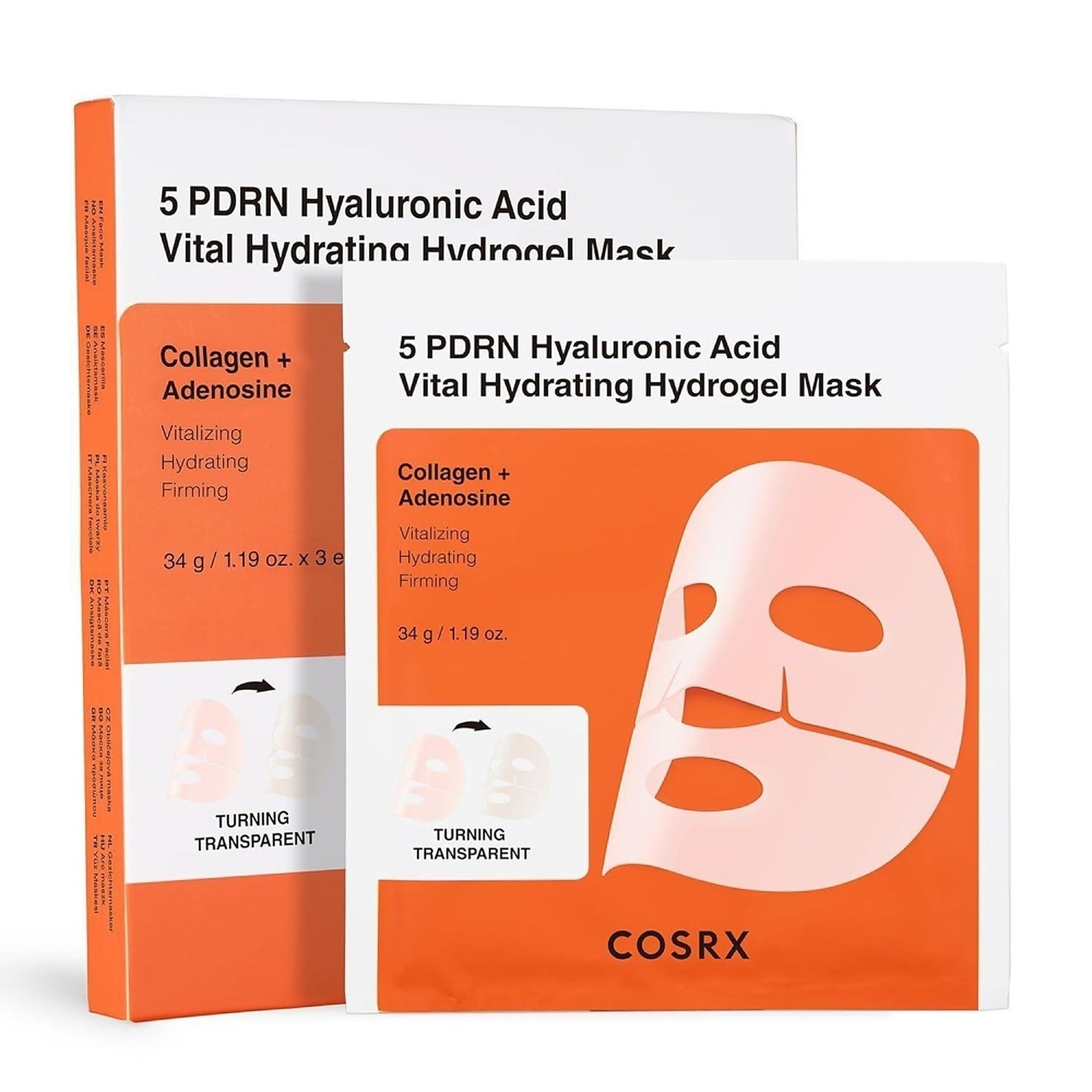 3 DARAB COSRX 5 PDRN Mask Hyaluronic Hydrogel Mask Hyaluronic Hydrogel