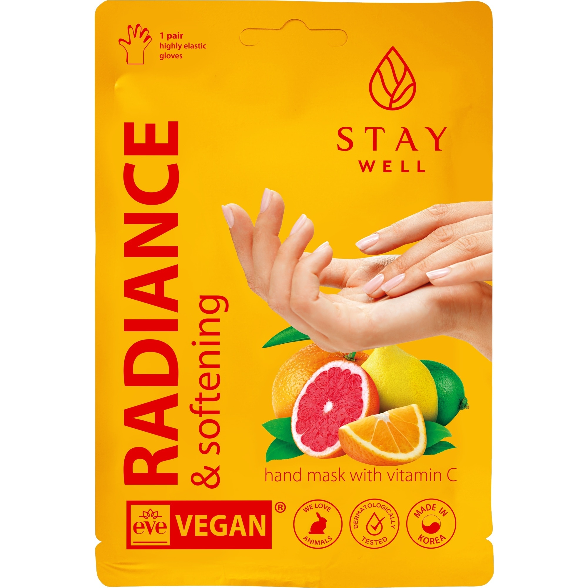 15 G STAY WELL SKIN-CARE Kézmaszk-Radiance & Softening 1 of 2